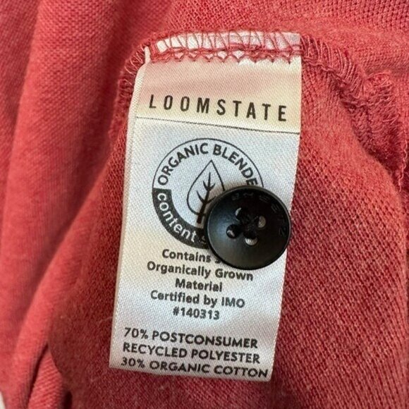 Sheetz 4XL Employee Long Sleeve Polo Shirt Red Gas Station Loomstate Team Member - Picture 6 of 7
